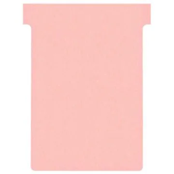 Photo Fiches T - Indice 3 / 92 mm - Rose : NOBO Lot de 100 réf. 2003008