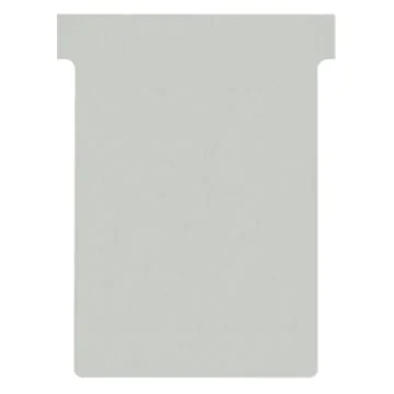 Photo Fiches T - Indice 3 / 92 mm - Gris : NOBO Lot de 100  réf. 2003010