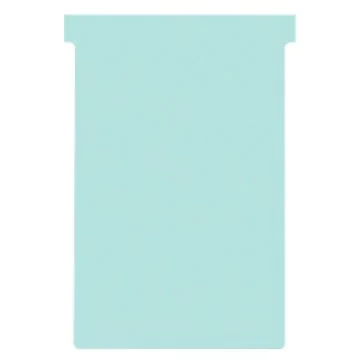 Photo Fiches T - Indice 4 / 124 mm - Bleu : NOBO Lot de 100  réf. 2004006