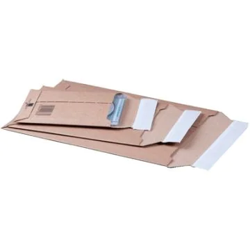 Pochette d'expédition carton solide - Marron - 228 x 311 x 52 mm - A4 : SMARTBOXPRO Image
