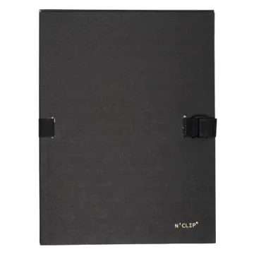 EXACOMPTA : Chemises à clip - Noir 21501E