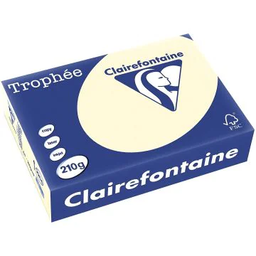 Ramette de papier Trophée de 250 feuilles A4 210 g - Ivoire : CLAIREFONTAINE Illustration