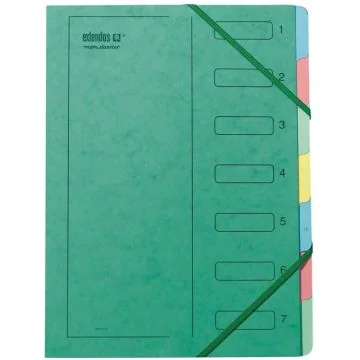 Trieur de 7 compartiments - Vert : EXTENDOS Visuel