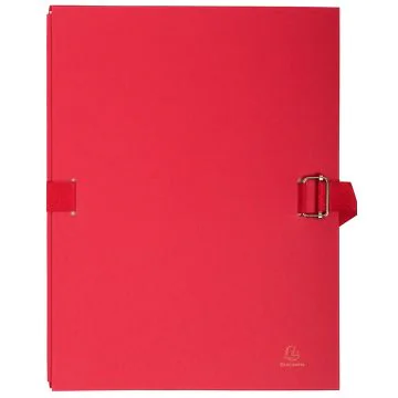 EXACOMPTA  Chemises avec rabat à sangle - Rouge 223275E