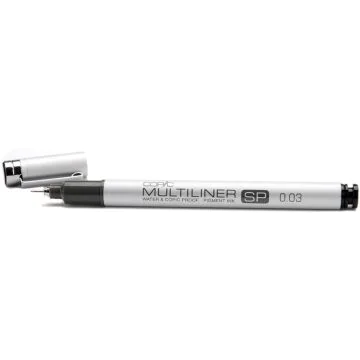 Feutre à pointe fine Multiliner SP - 0,03 mm - Noir : COPIC Modèle