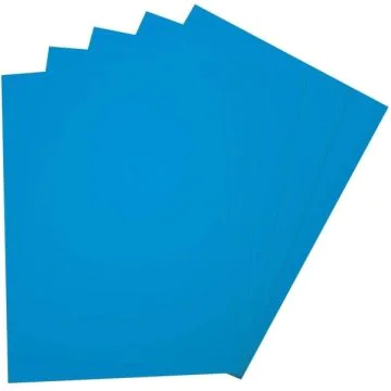 Caoutchouc Mousse - Bleu ciel - 200 x 290 mm : FOLIA Lot de 10 Visuel