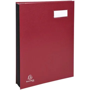 Parapheur Signature Direction - 12 compartiments - Bordeaux EXACOMPTA