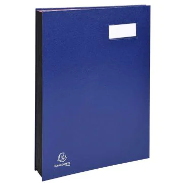 EXACOMPTA : Parapheur Direction de 18 compartiments - Bleu