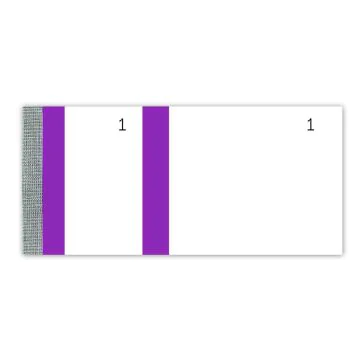 Bloc vendeur  Tickets de coupons détachables - Bande Violet Elve 247