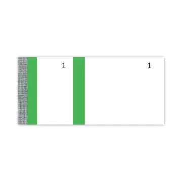 BLOCS VENDEUR Carnet de 100 tickets - Vert  Elve 248