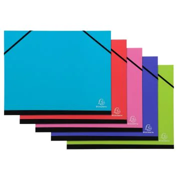 EXACOMPTA 25629E : Cartons à dessin Iderama - 260 x 330 mm Assortiment