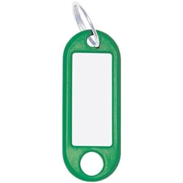 Lot de 10 Porte-clés - Vert : WEDO Visuel 