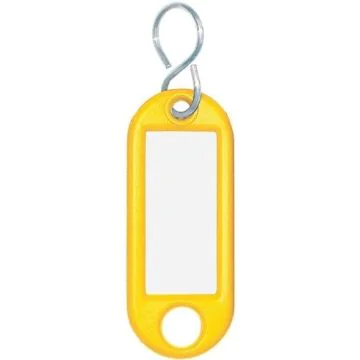 WEDO : Lot de 100 porte-clés - Jaune 262 803405