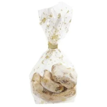 Sachet de Noël transparent avec fond - 95 x 160 mm FOLIA Photo