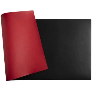 Sous-mains Bicolore - 350 x 600 mm - Rouge/Noir : EXACOMPTA Home Office image