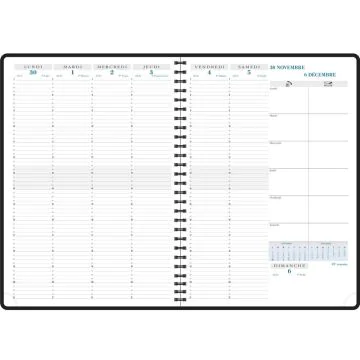 Agenda 2025 Semainier 297 x 210 mm EXACOMPTA Consultation 29S