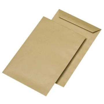 Pochettes d'Expédition Kraft Marron 162 x 229 mm C5 : MAIL MEDIA Lot de 500