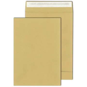 MAIL-Média : Lot de 250 pochettes kraft sans fenêtre - Marron - 280 x 400 mm - E4 (Expédition 301017)