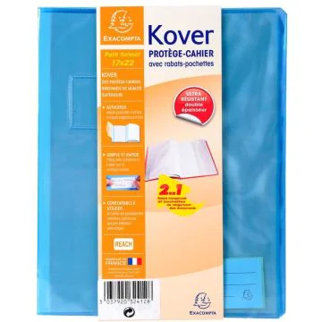 Protège-cahiers translucides - 170 x 220 mm - Assortiment EXACOMPTA Kover Image