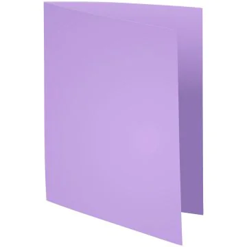 Lot de 100 Chemises pour dossiers A4 - Lilas EXACOMPTA SUPER 210 Visuel