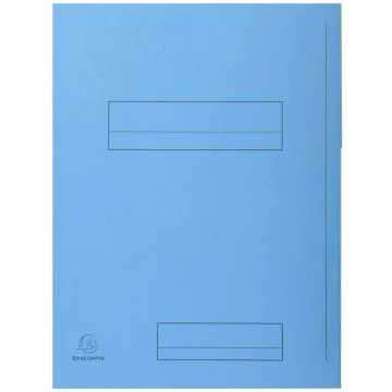 Lot de 50 Chemises rigides imprimées - Bleu EXACOMPTA Super 210 Modèle