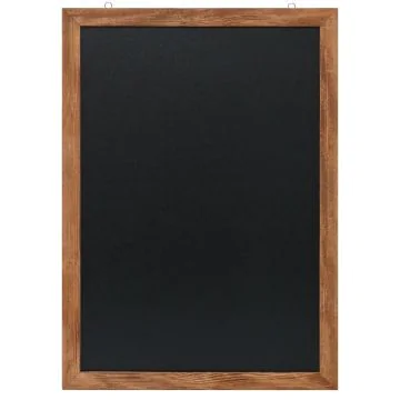 Ardoise avec cadre en bois - Naturel - 600 x 840 mm : EUROPEL image