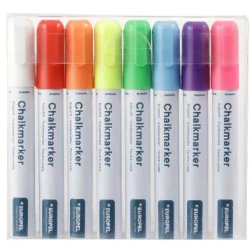 Marqueurs à craie - 6 mm - Assortiment : EUROPEL image