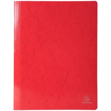 EXACOMPTA 380803B : Chemises à lamelles - Rouge Iderama