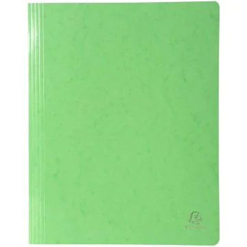 EXACOMPTA 380805B : Chemises à lamelles - Vert anis Iderama