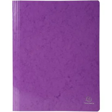 EXACOMPTA 380812B : Chemises à lamelles - Violet Iderama