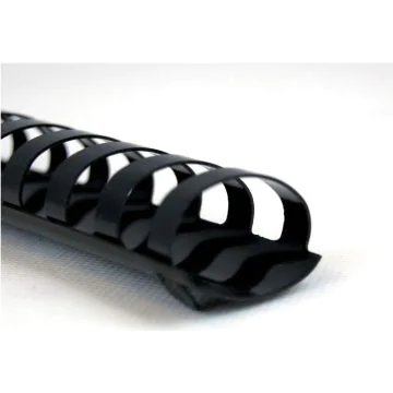 Baguettes de 21 anneaux - 28 mm - Noir : GBC Lot de 50 lot