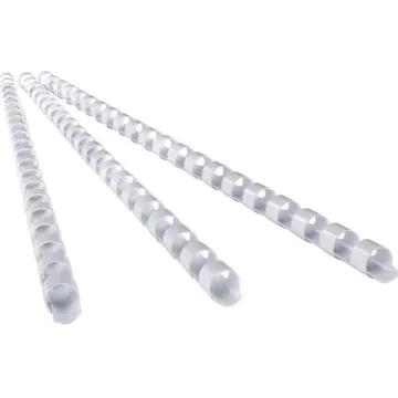 Baguettes de 21 anneaux - 10 mm - Rouge : GBC Lot de 100