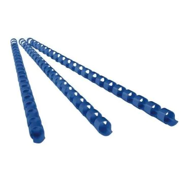 Baguettes de 21 anneaux - 8 mm - Bleu : GBC Lot de 100 visuel