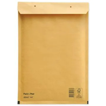 Pochettes d'expédition à coussin d'air - Marron - 240 x 350 mm : MAIL MEDIA Lot de 100 Visuel