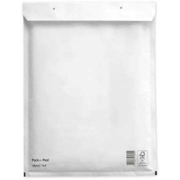 Pochettes d'expédition molletonnées - Blanc - 290 x 370 mm : MAIL MEDIA Lot de 100 Visuel