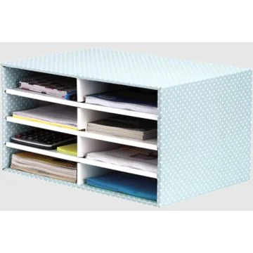 Trieur de Bureau - 8 compartiments - Vert/Blanc : FELLOWES Bankers Box Visuel