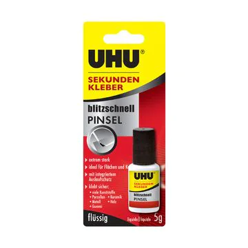 UHU : Colle instantanée avec pinceau - 5 g 45545
