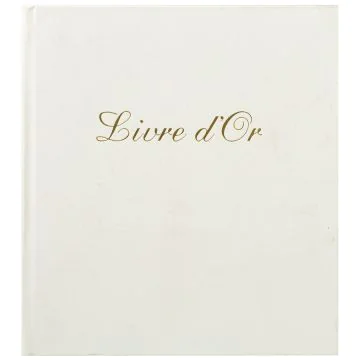 Livre d'or - Cuir Alpille - Blanc - 260 x 220 mm EXACOMPTA Visuel