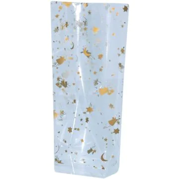 Sachet transparent avec fond - Motifs de Noël - 95 x 160 mm : FOLIA Lot de 10 Modèle