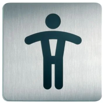 Pictogramme PICTO carré - WC Hommes : DURABLE Visuel