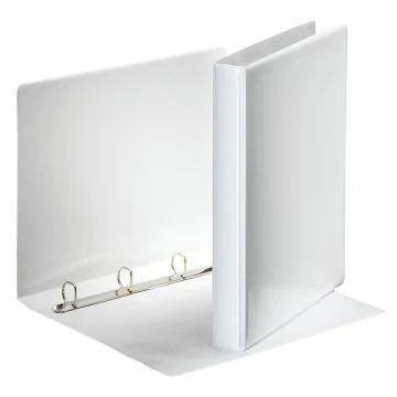 Classeur personnalisable 2 Pochettes - 4 anneaux 25 mm - Blanc ESSELTE Image