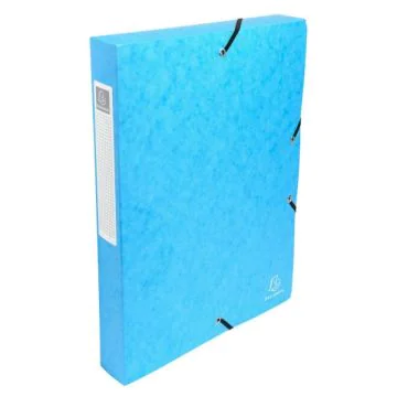 EXACOMPTA Boîtes de classement 50406E  - Dos 40 mm Turquoise