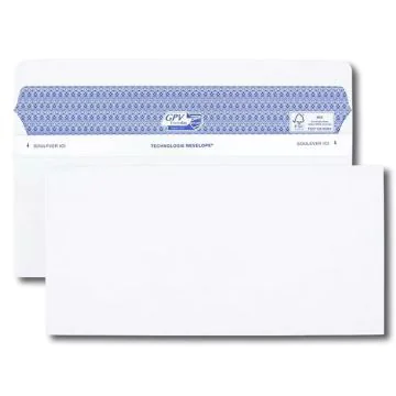 Enveloppe SECURE avec fenêtre - DL 112 x 225 mm Blanc GPV Lot de 100