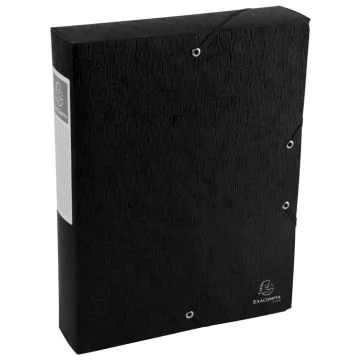 Boîte de classement Scotten - Dos 60 mm - Noir : EXACOMPTA Visuel