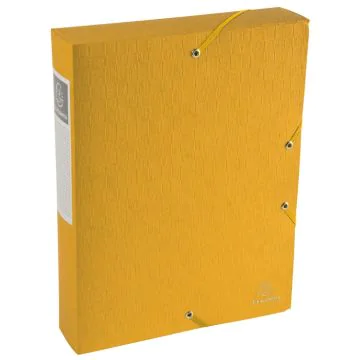 Boîte de classement Scotten - Dos 60 mm - Jaune : EXACOMPTA Photo