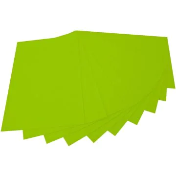 Feutrine de Bricolage - Vert clair - 200 x 300 mm : FOLIA Lot de 10 Visuel