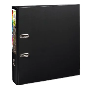 53341E EXACOMPTA Classeurs à levier Dos de 80 mm - Noir Prem'Touch