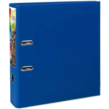 53352E EXACOMPTA : Lot de 10 classeurs  - Dos de 80 mm - Bleu foncé (Classement)