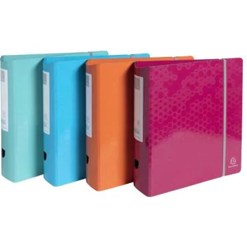 Classeur à levier - 2 anneaux de 80 mm - Assortiment : EXACOMPTA Maïa image