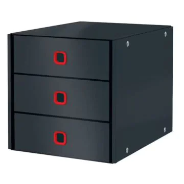 Bloc de rangement Click & Store Cosy - 3 tiroirs - Gris : LEITZ image